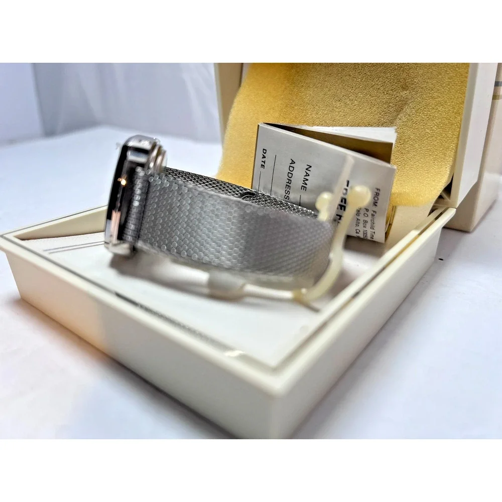 VINTAGE FAIRCHILD STAINLESS STEEL DIGITAL WATCH FC1347 TRITUM - NOS